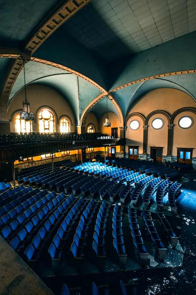 An abandoned church on E. 55th Street in Cleveland